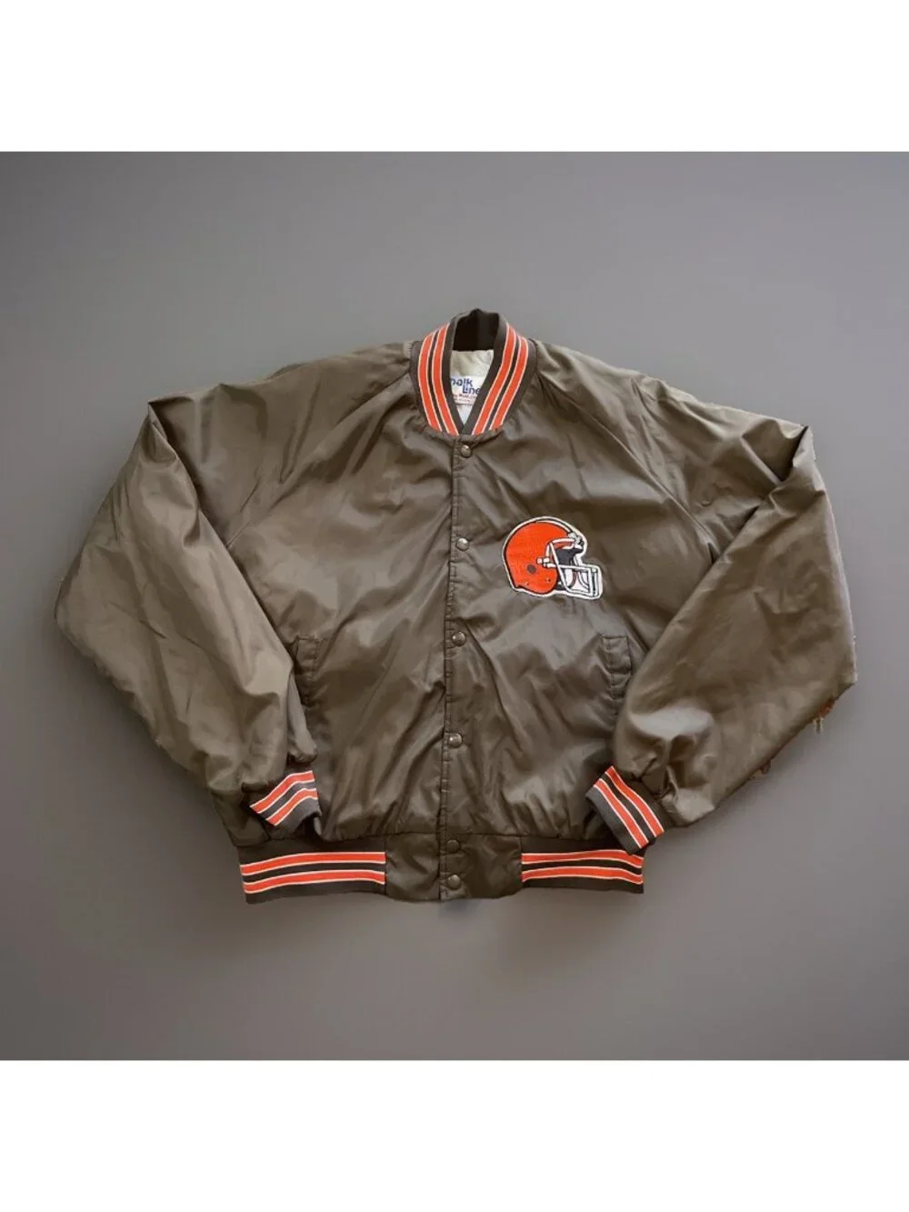 Vintage Cleveland Browns Chalkline Jacket 1990s NFL USA Stitched Bomber
